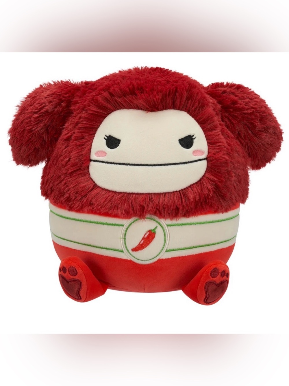 Original Squishmallows 8-Inch Select Series Cecily the Bigfoot Hot Sauce Plush